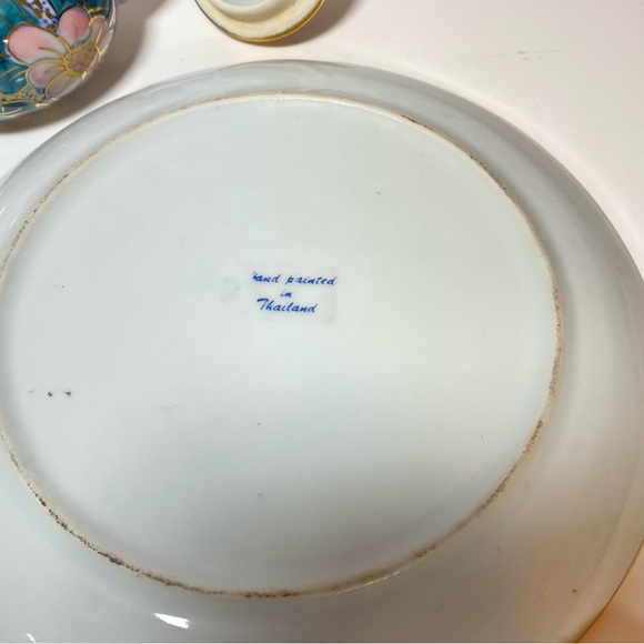 Hand Painted Miniature Tea Set Vintage Thailand - Picture 5 of 9